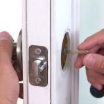 how to fix a sticky door lock