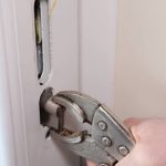 how to remove door lock cylinder without key