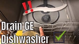 Effective Guide: How To Drain A Ge Dishwasher - Safe Home Advice