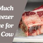 how much freezer space for half a cow