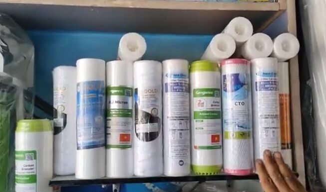 how to replace a water filter cartridge