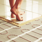 The cozy benefits of heated bathroom floors