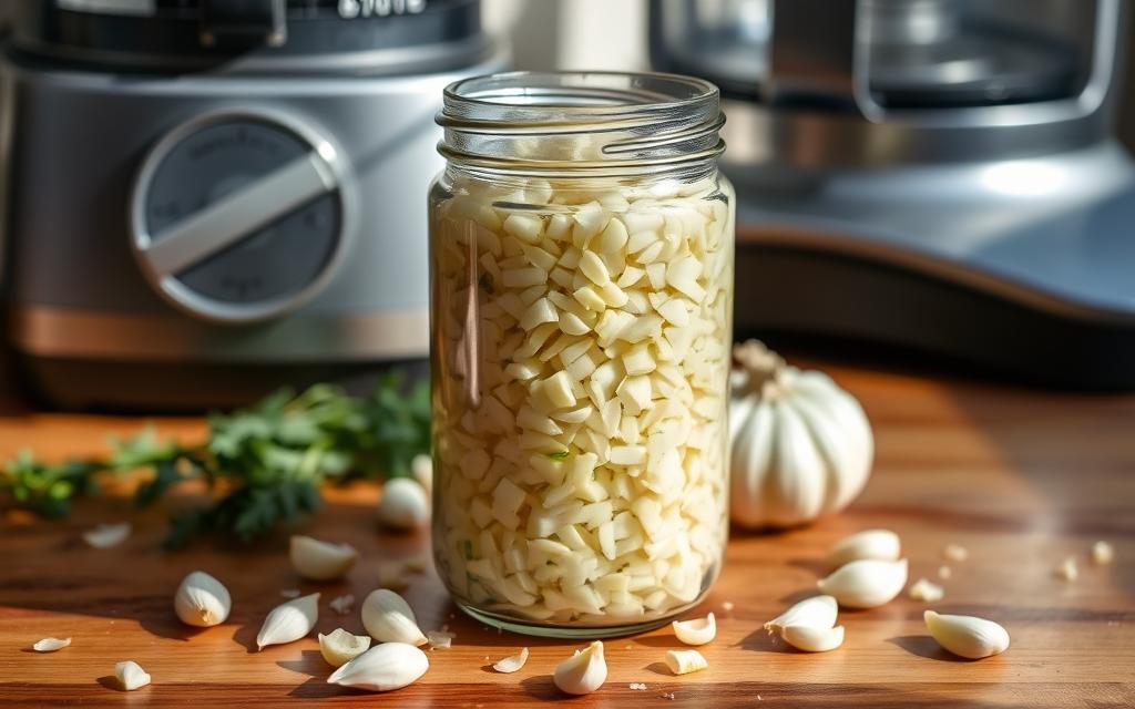 Storing Minced Garlic