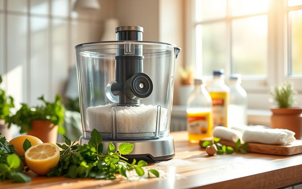 eco-friendly food processor cleaning