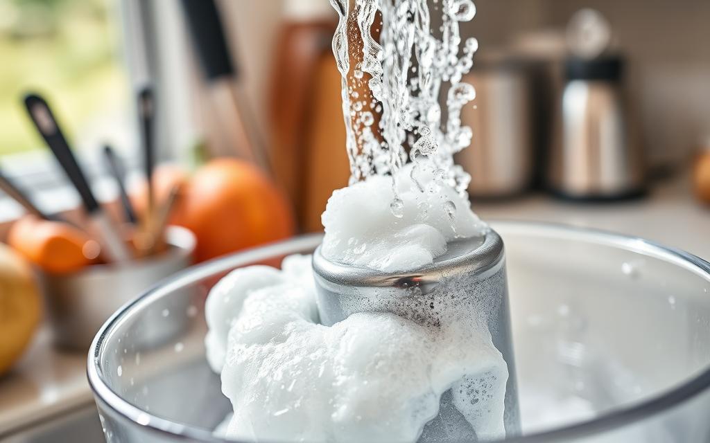 how to clean a food processor blade