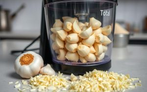 how to mince garlic in a food processor